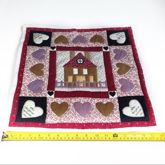 Printed Hanging Quilt Piece that says “When this you see remember me.” - Picture 3 of 6